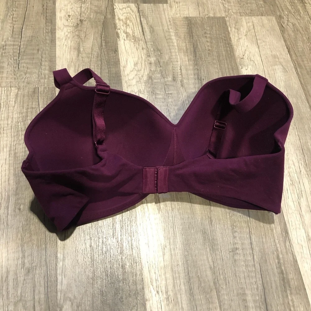 Wacoal How Perfect Wire Free T-Shirt Bra Purple